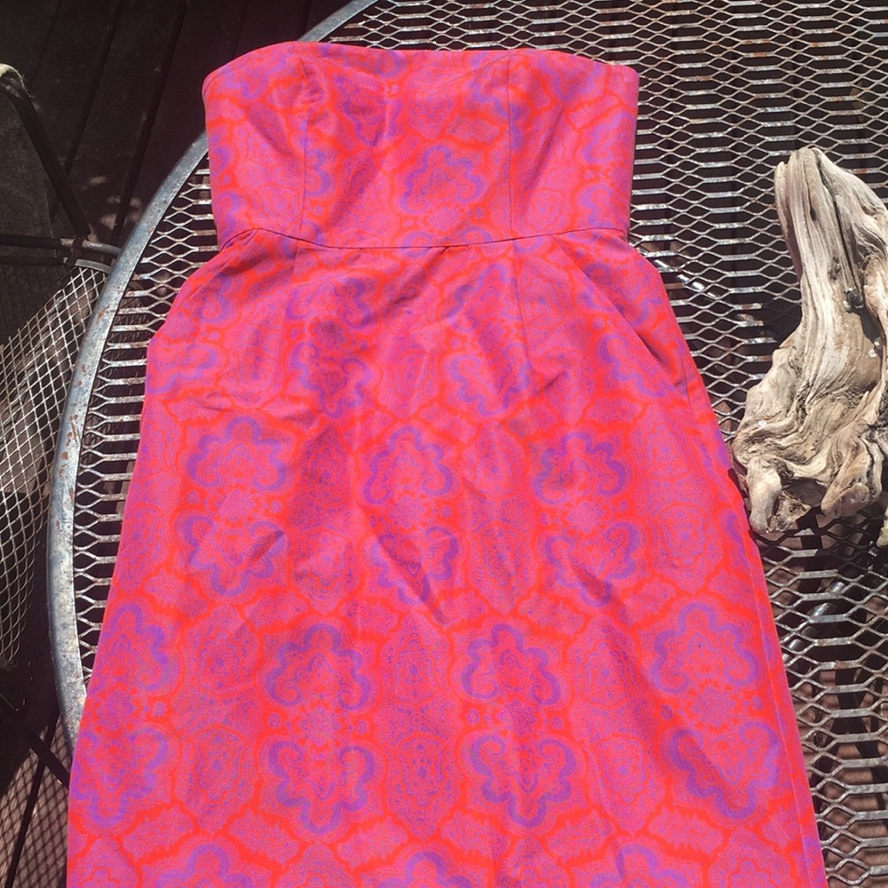 J Crew Strapless Summer Dress